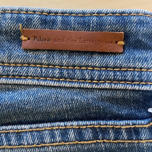 ANTHROPOLOGIE Pilcro Slim Straight Size 26 Jeans - Picture 5 of 7